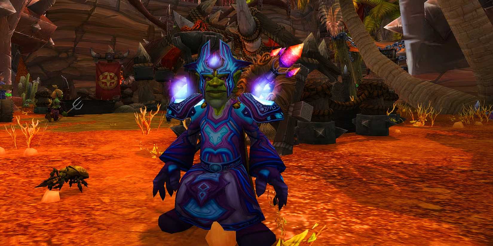 A mage class character in World Of Warcraft