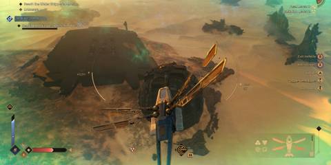 Wreck of the Delphis Dune Awakening