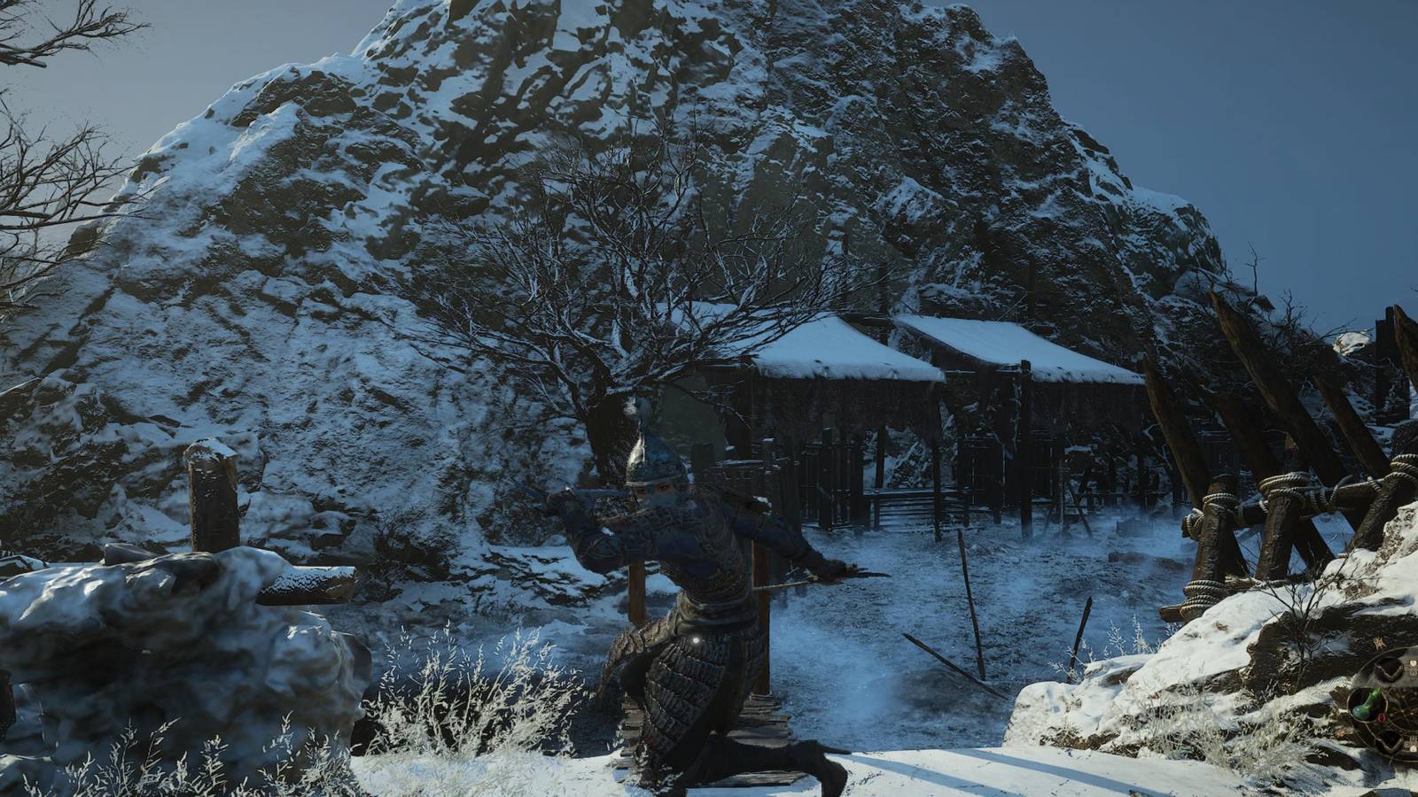 Wuchang Preparing to attack with Dual Blades 