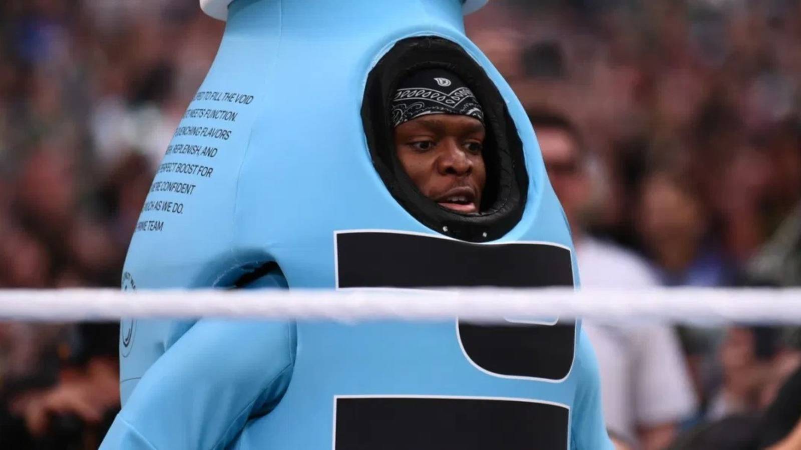 wwe ksi in a prime bottle suit