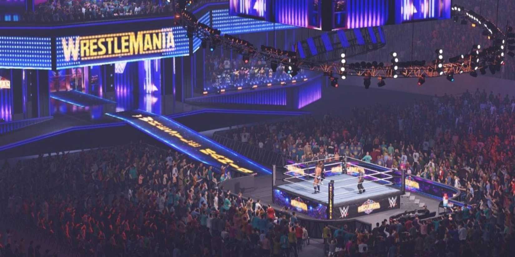 wwe 2k25 wrestlemania ring