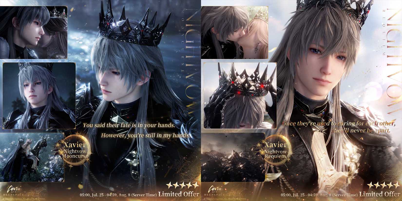 xavier second myth banner fallen crown 2 in love and deepspace-1