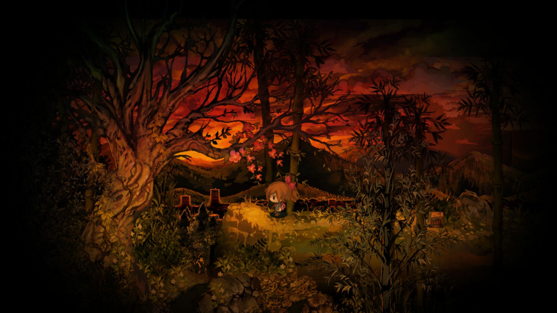 yomawari midnight shadows red sky