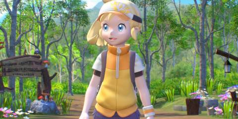 Your trainer in New Pokemon Snap (Switch)