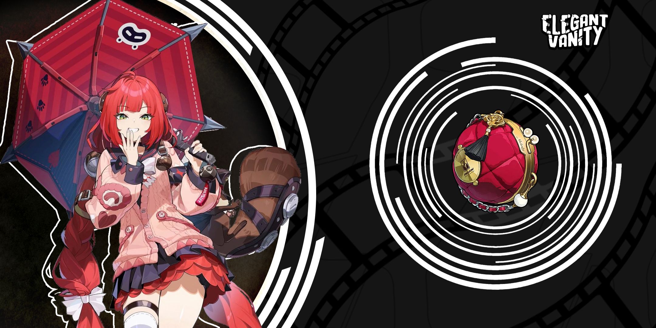 yuzuha using elegant vanity w-engine in zenless zone zero