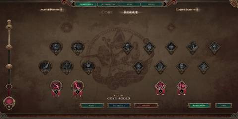 The Player Respecing the Rogue Mastery Tree 