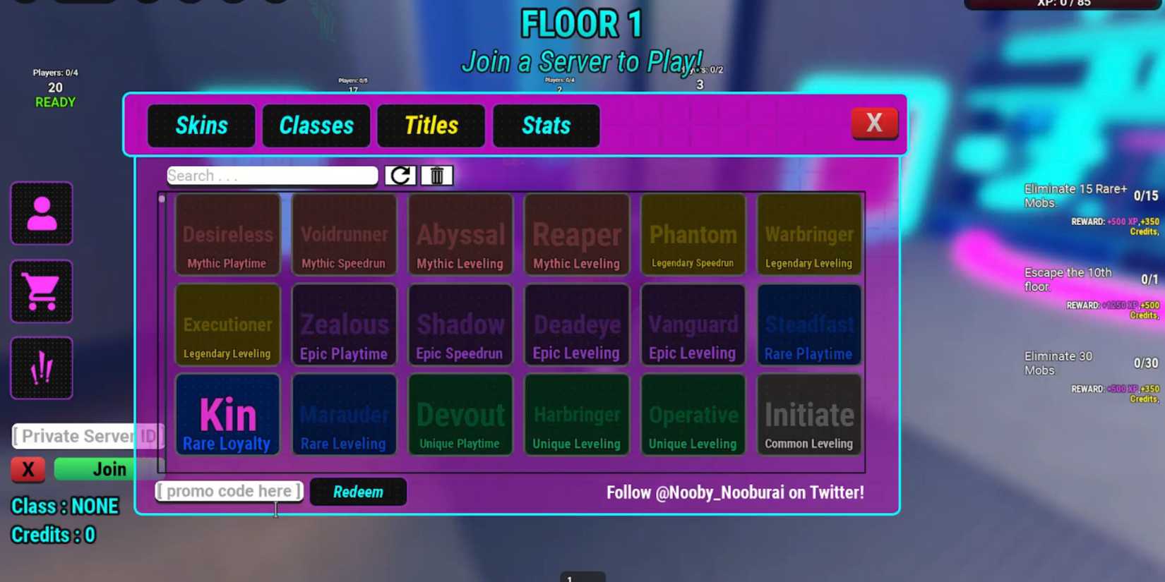 18 Codis Roblox 18 FLOORS Codes