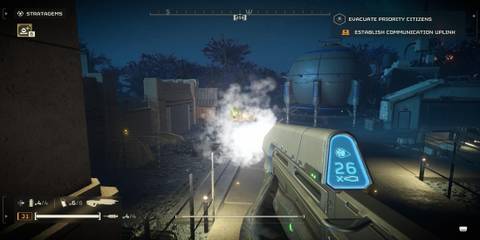 The Player Shooting the Halo Assault Rifle 