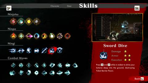 Shinobi: Art of Vengeance Sword Dive