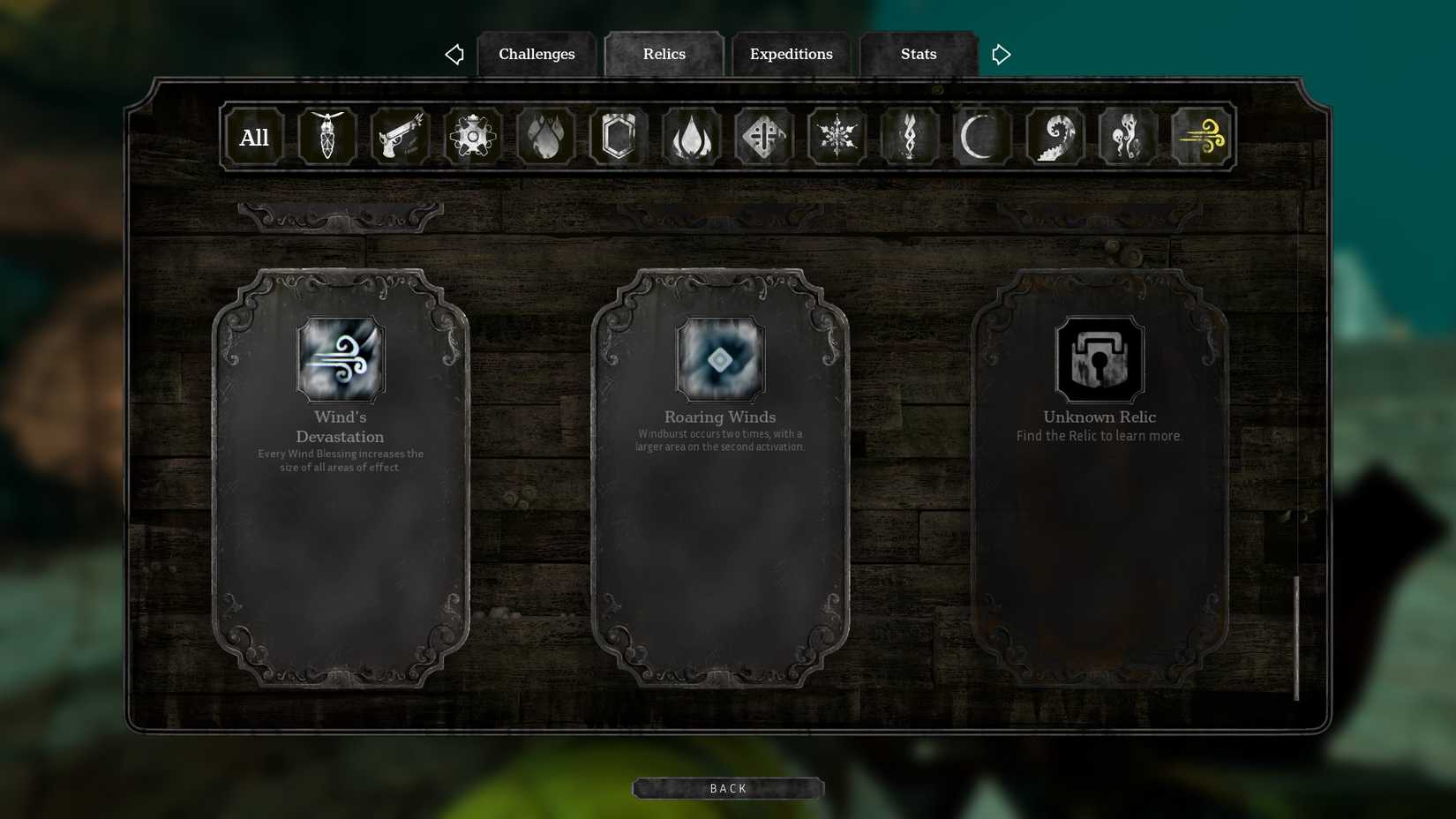 Abyssus Wind Aspect Blessings