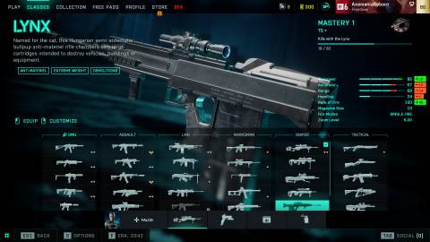 BF2042 Lynx in armory