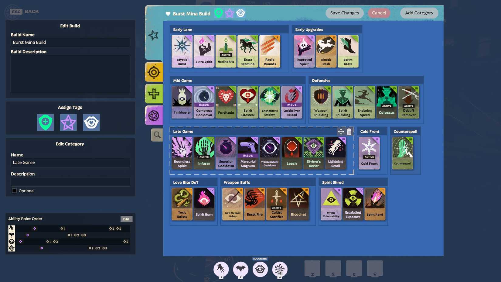 Deadlock Mina Build