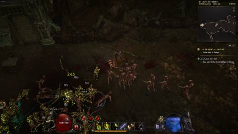 Last Epoch Rogue Puncture build mob clearing