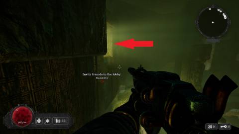 Abyssus Lobby Parkour Section door