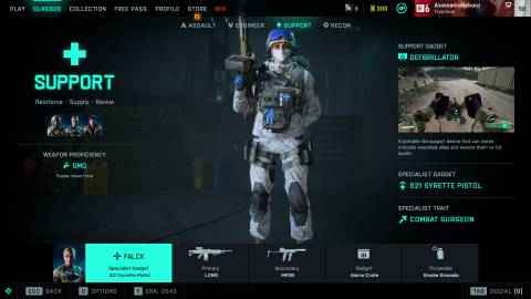 BF2042 Falck Support loadout