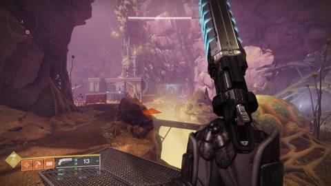 Destiny 2 Graviton Spike Intrinsic 3 buildings and doorway