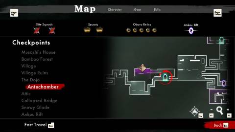 Shinobi: Art of Vengeance Oboro Village First Elite Squad location