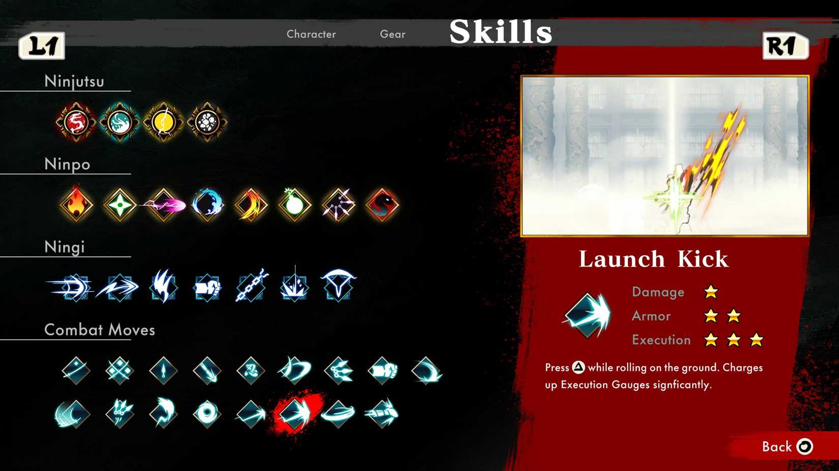 Shinobi: Art of Vengeance Launch Kick