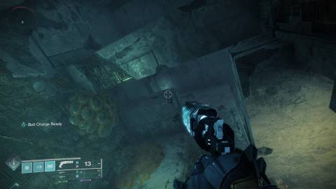 Destiny 2 Graviton Spike Subsistence 1 ledge leading to flower