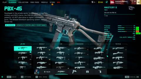 BF2042 PBX-45 in armory