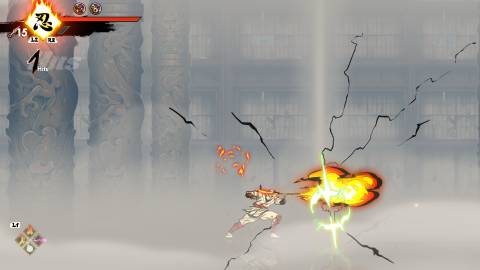 Using the Fire Ninpo in Shinobi: Art of Vengeance