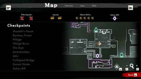 Shinobi: Art of Vengeance Oboro Village Ankou Rift location