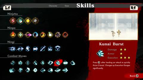 Shinobi: Art of Vengeance Kunai Burst