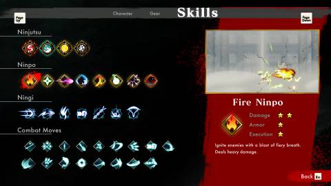 Shinobi: Art of Vengeance All Ninpo and Ninjutsu