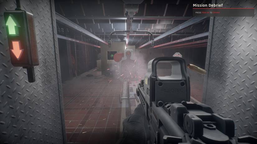 RoN MCX at fire range