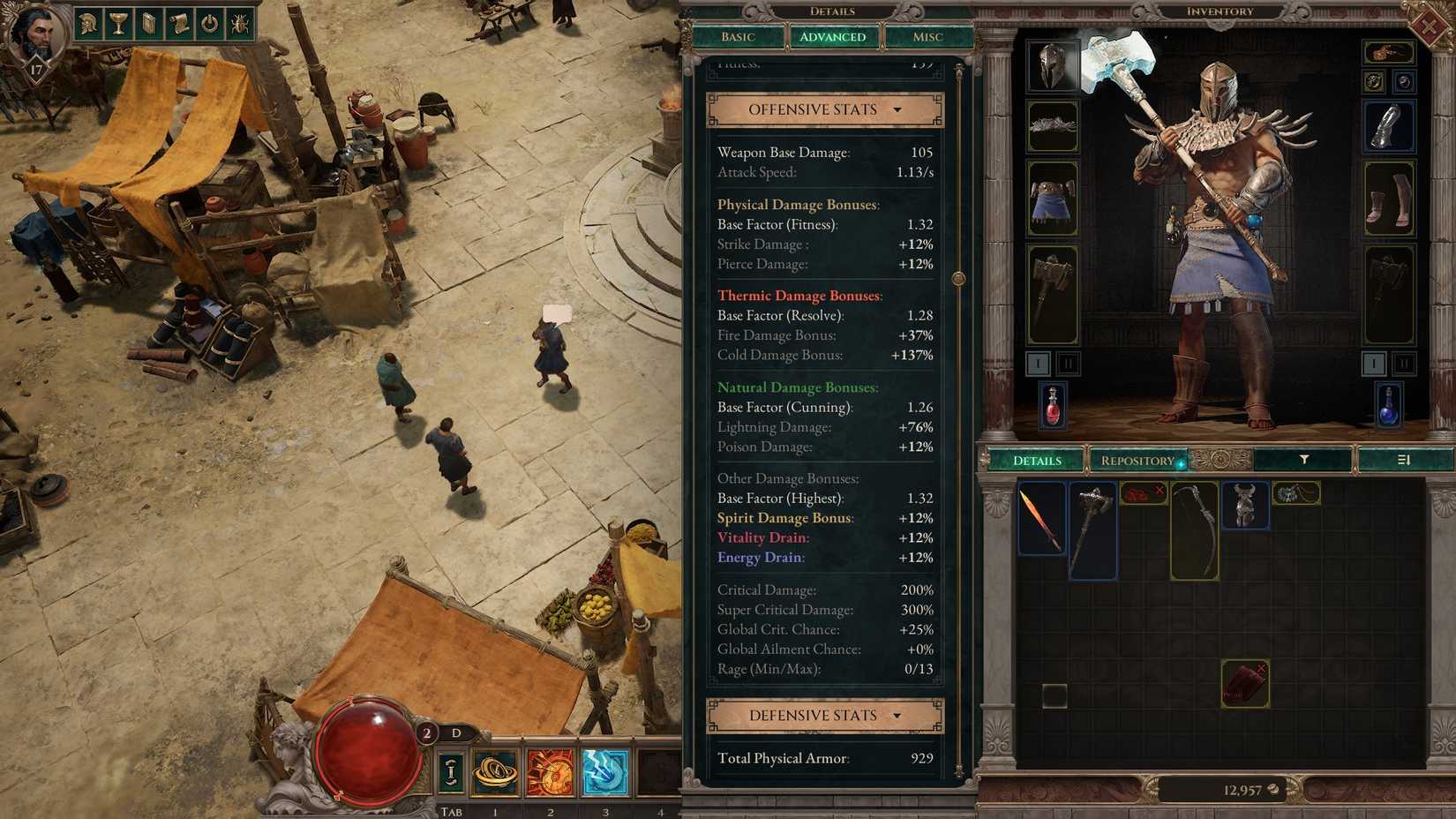 TQ2 Whirlwind build stats