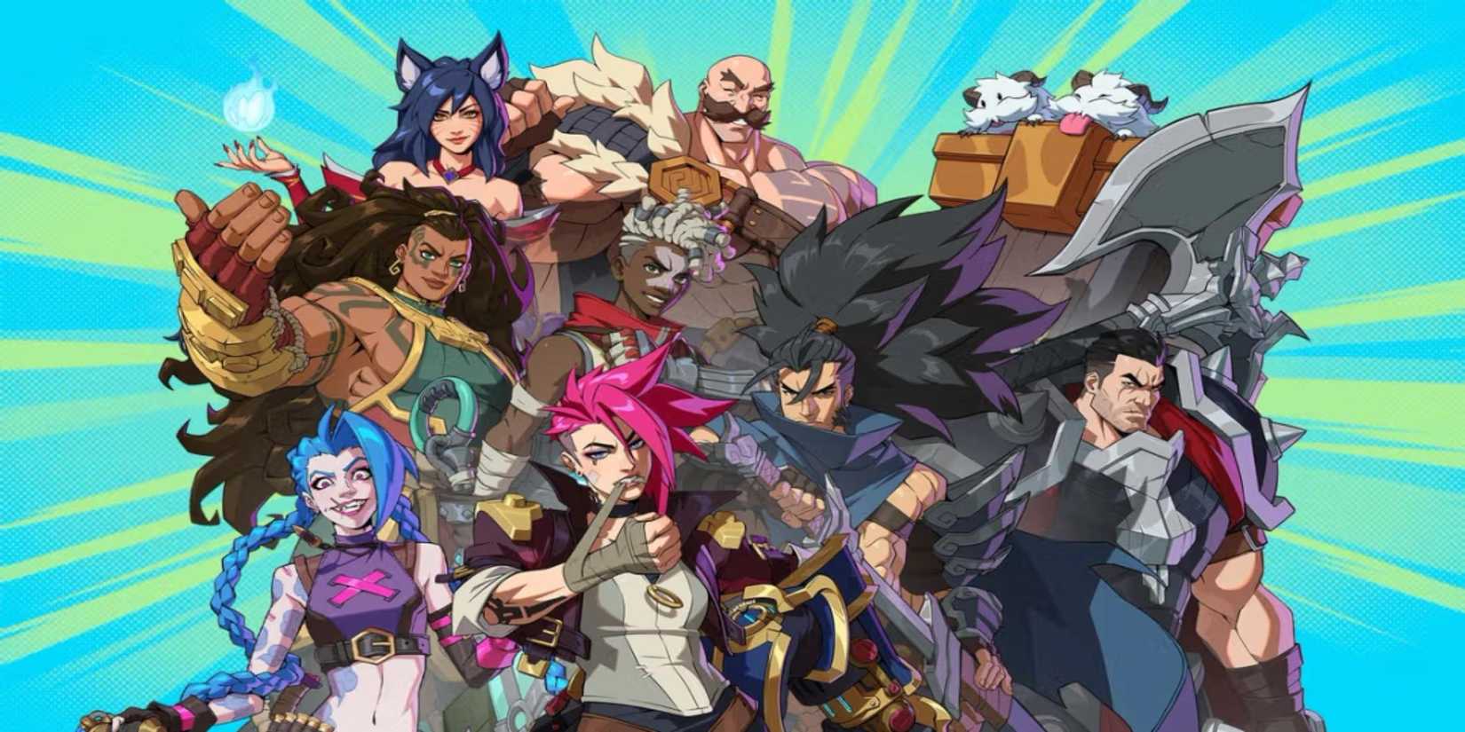 Tampilan visual 2XKO, game fighting gratis PS5