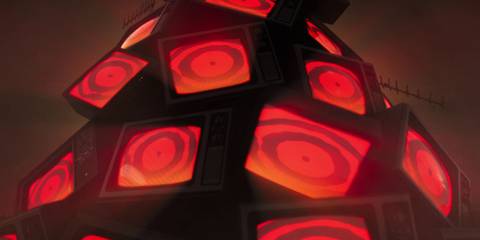 A bunch of televisions in the reveal trailer - Persona 4 Revival