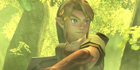 A close-up of Link's model in The Legend Of Zelda Twilight Princess