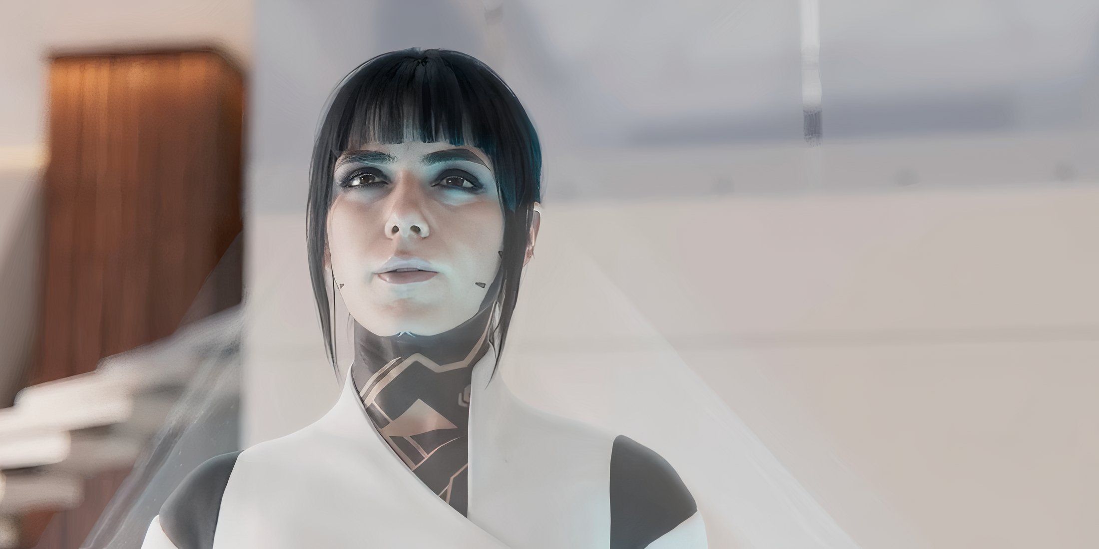 A hologram of a woman in Call of Duty Black Ops 7