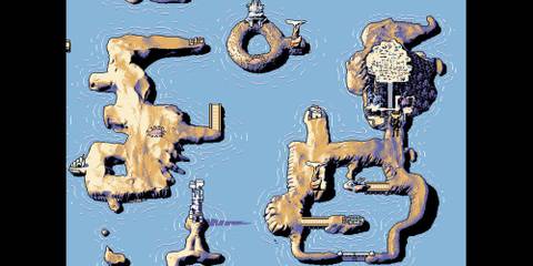 A maze of islands in Hylics