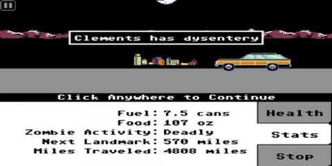 A notification message in Organ Trail-1