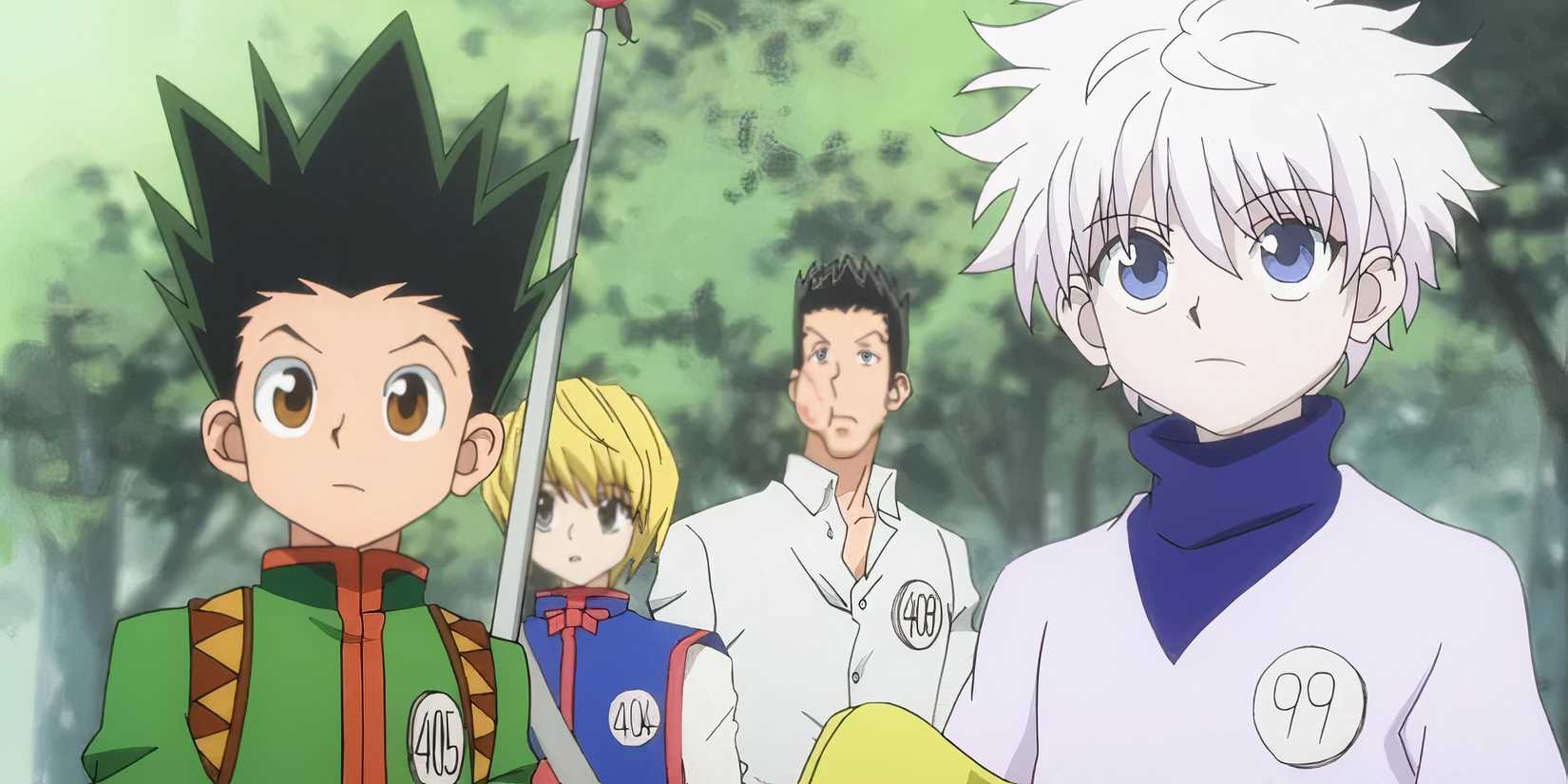 A scene featuring characters in Hunter X Hunter (2011)