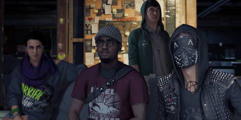A scene featuring characters in Watch Dogs 2