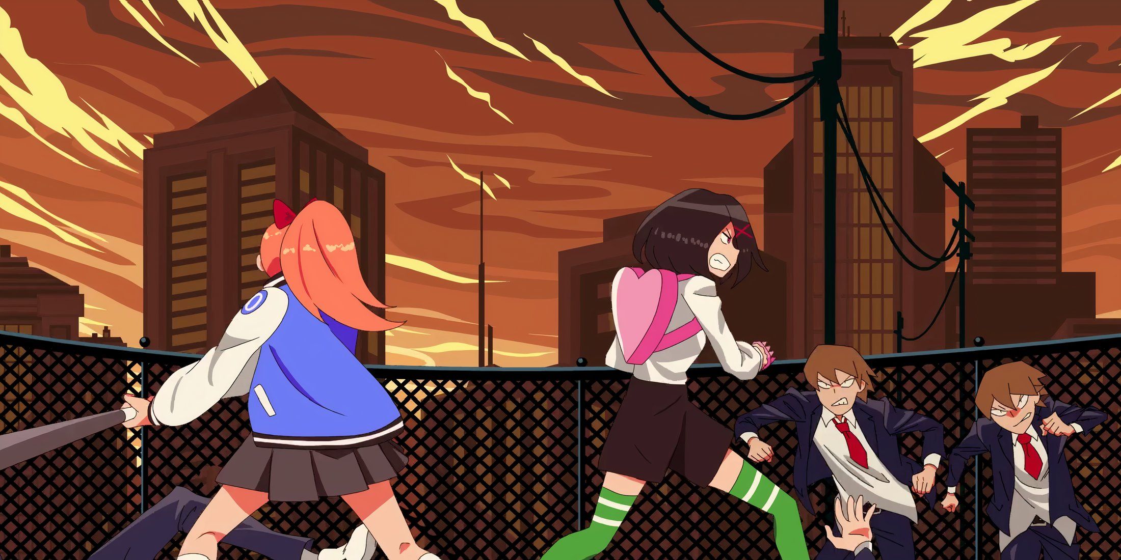 A scene featuring Misako and Kyoko in River City Girls