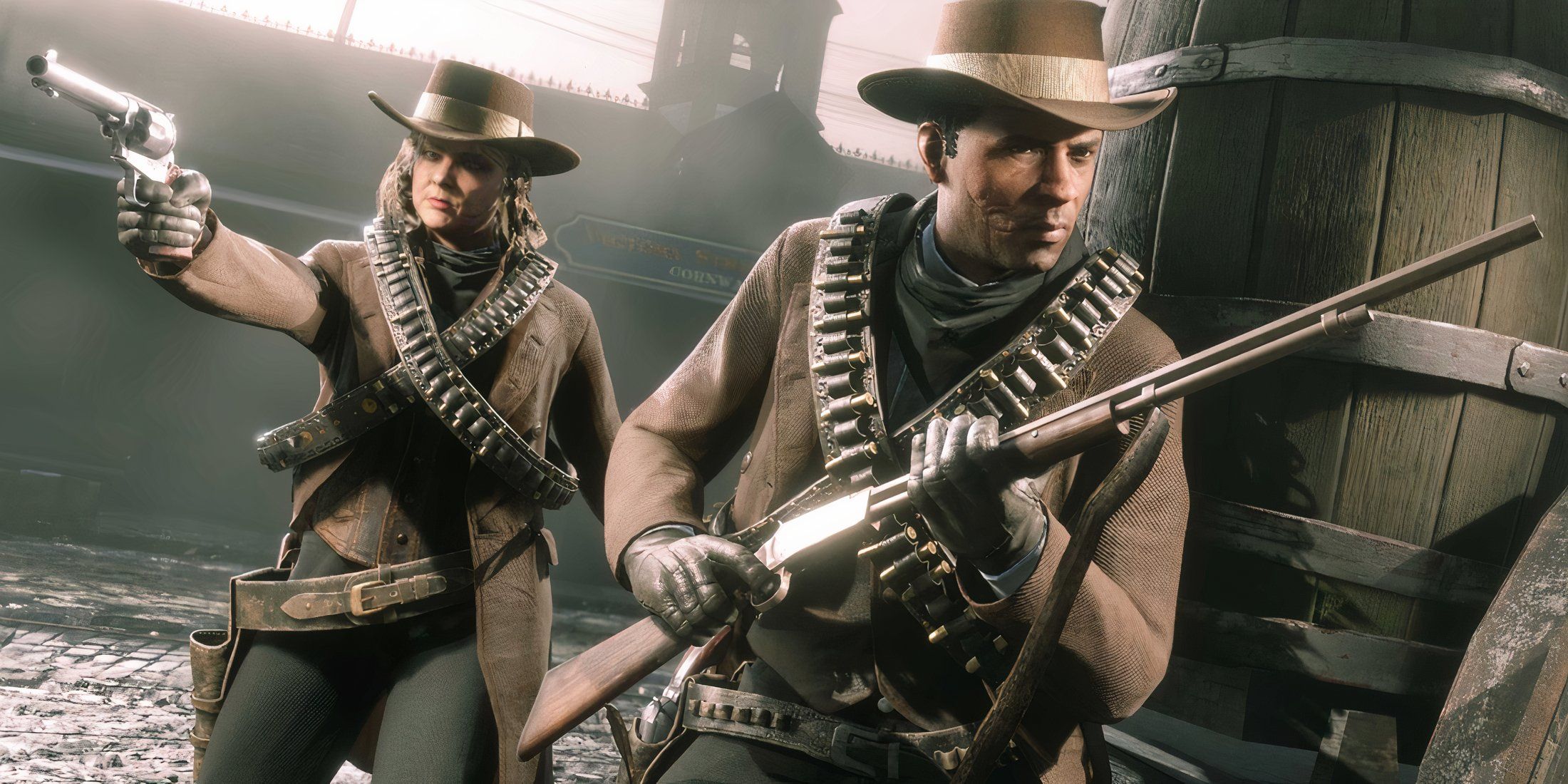 A shootout in Red Dead Online