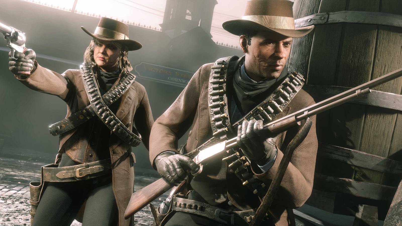 A shootout in Red Dead Online