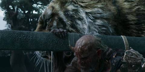 A tiger and demon in Black Myth Zhong Kui