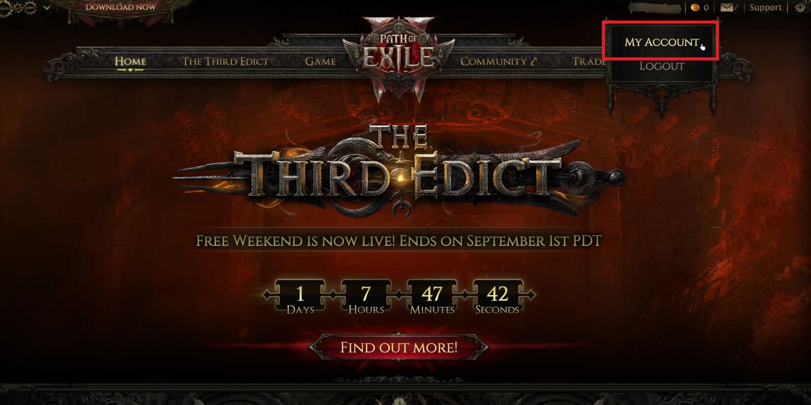 account settings in path of exile 2