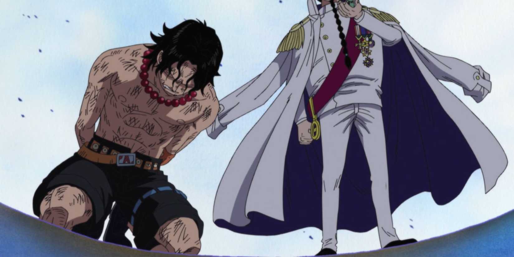 Ace's execution in Marineford - One Piece