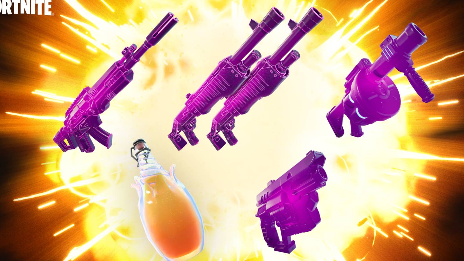 All Exotic Weapons in Fortnite Chapter 6 Season 4, image size:1600x900