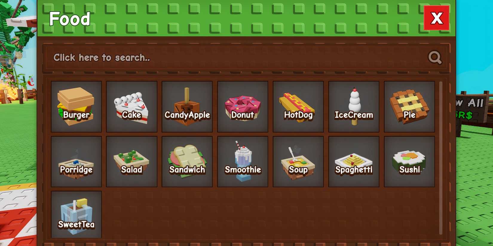 all cooking event recipes in grow a garden 