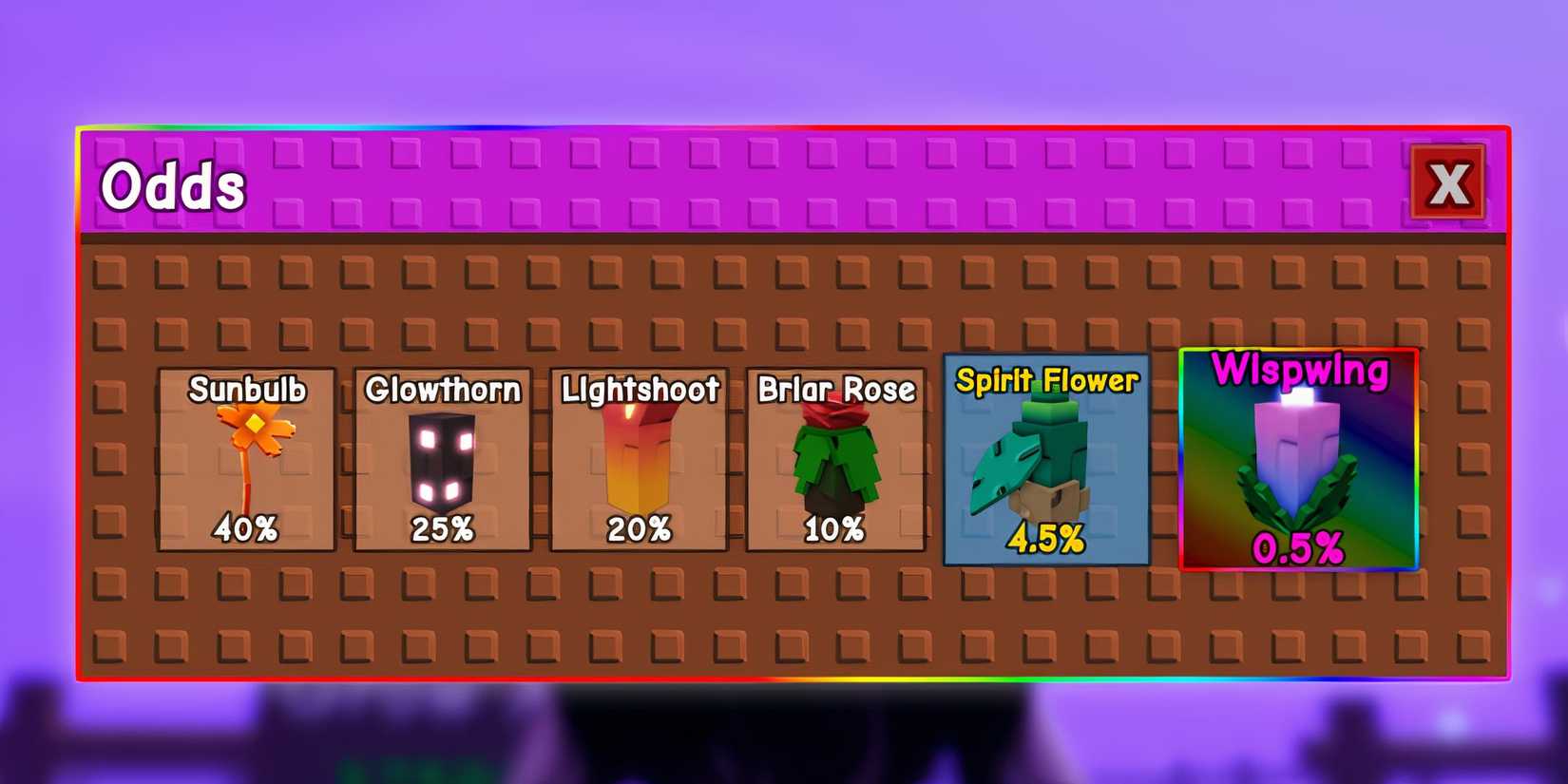 all enchanted seed pack crops in grow a garden