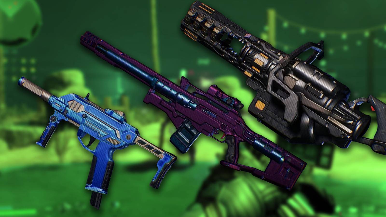 Three exotic weapons from Deadzone Rogue