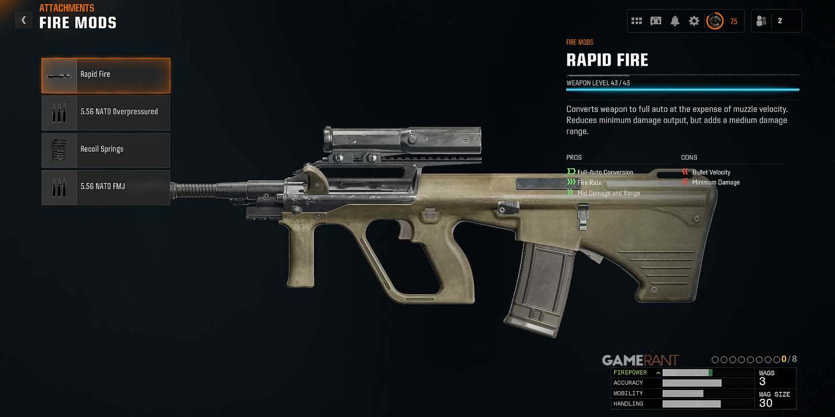 All Fire Mods for the ABR A1