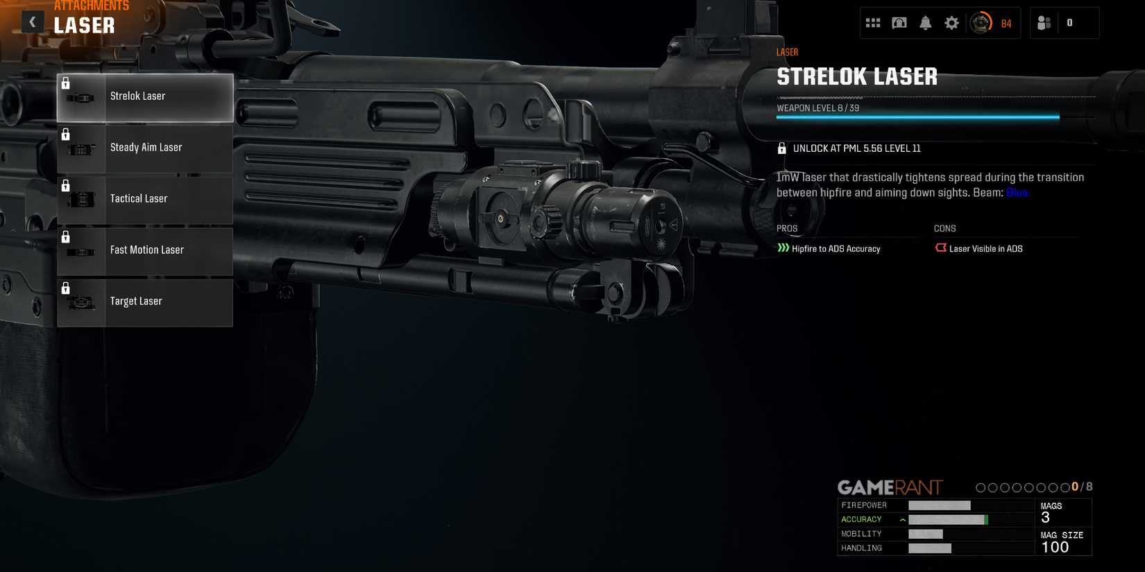 All Lasers for the PML 5.56